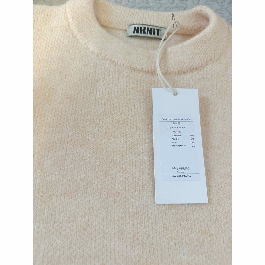 新品タグ付き　新木優子さんご愛用♡ ハートニット nknit レディースのトップス(ニット/セーター)の商品写真