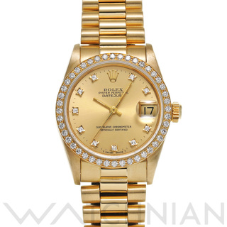 ロレックス(ROLEX)の中古 ロレックス ROLEX 68288G シャンパン /ダイヤモンド ユニセックス 腕時計(腕時計)