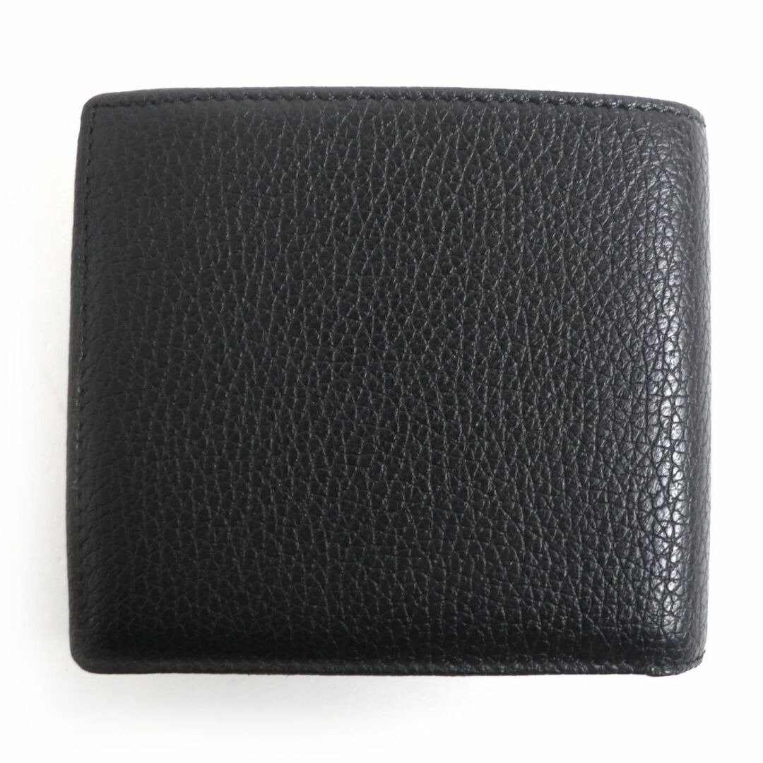 Vivienne Westwood(ヴィヴィアンウエストウッド)の未使用□ヴィヴィアンウエストウッド MELIH MAN WALLET WITH COIN POCKET 51010016 オーブ 二つ折り レザー コンパクトウォレット 黒 伊製 メンズのファッション小物(折り財布)の商品写真