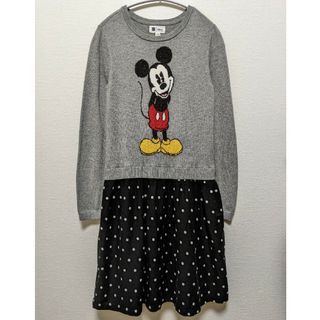 ディズニー(Disney)の★ GAPKID'S×Disney　ミッキーマウス　ワンピース　160サイズ(ワンピース)