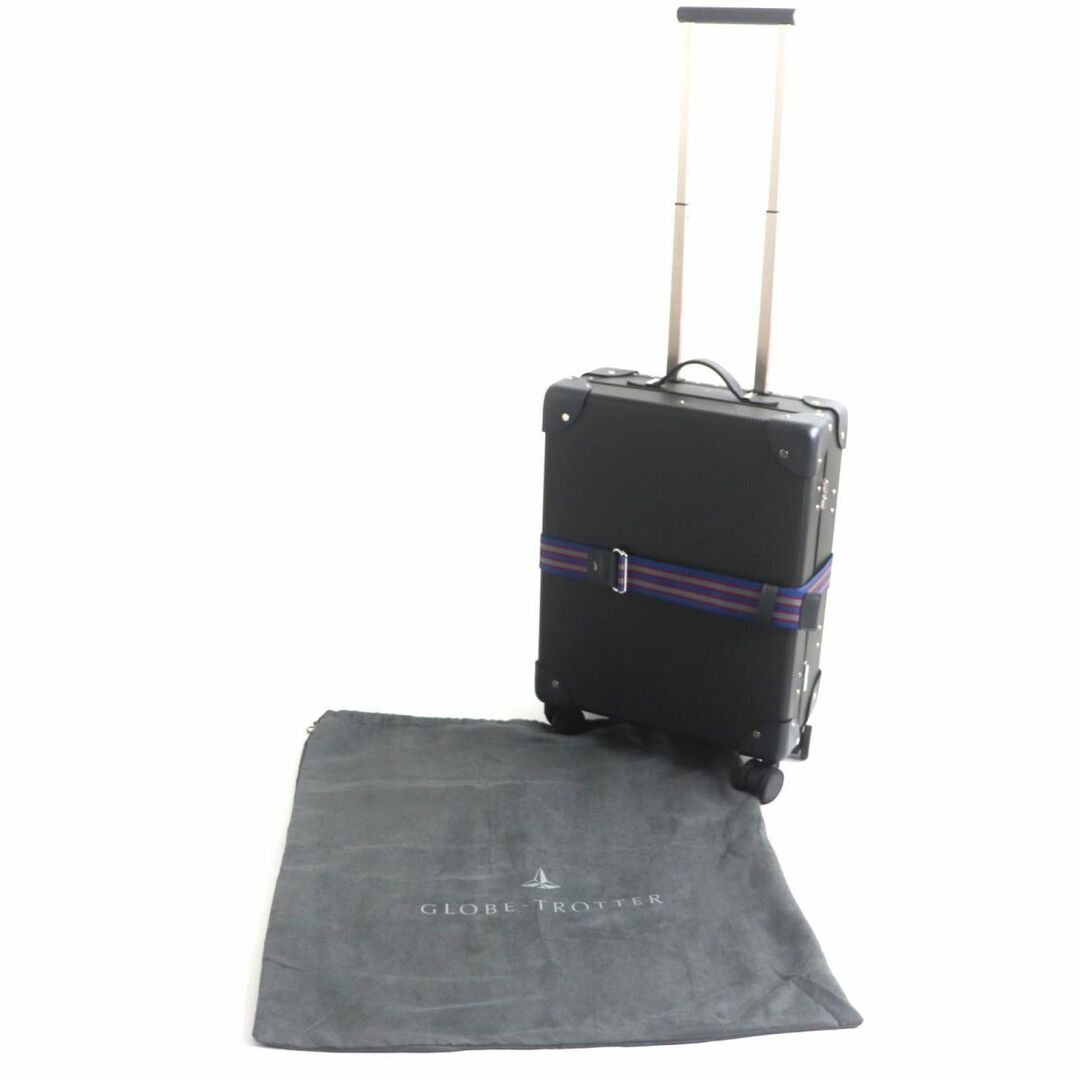 GLOBE-TROTTER(グローブトロッター)の未使用品▼完売品 グローブトロッター 007 700個限定 リミテッドエディション キャリーオン 4輪 キャリーケース 黒 34L TSAロック搭載 袋付 レディースのバッグ(スーツケース/キャリーバッグ)の商品写真