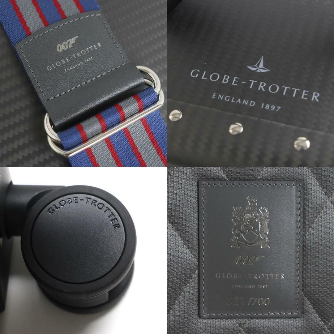 GLOBE-TROTTER(グローブトロッター)の未使用品▼完売品 グローブトロッター 007 700個限定 リミテッドエディション キャリーオン 4輪 キャリーケース 黒 34L TSAロック搭載 袋付 レディースのバッグ(スーツケース/キャリーバッグ)の商品写真