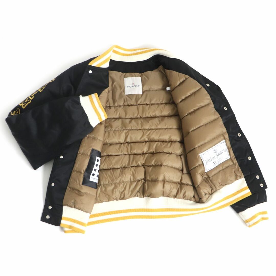 MONCLER(モンクレール)の未使用品□22年製 モンクレールジーニアス 8 パームエンジェルス BUCYK バーシティジャケット/ダウンブルゾンジャケット 黒 1 伊製 正規品 メンズのジャケット/アウター(ダウンジャケット)の商品写真