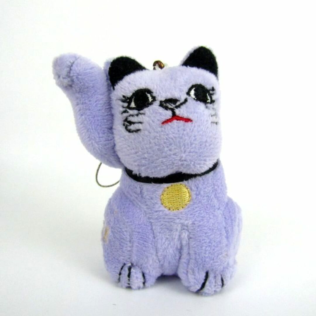 ANNA SUI(アナスイ)のアナスイ キーホルダー 招き猫 ストラップ チャーム ノベルティ ブランド 小物 レディース パープル ANNA SUI レディースのファッション小物(キーホルダー)の商品写真