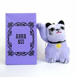 アナスイ(ANNA SUI)のアナスイ キーホルダー 招き猫 ストラップ チャーム ノベルティ ブランド 小物 レディース パープル ANNA SUI(キーホルダー)