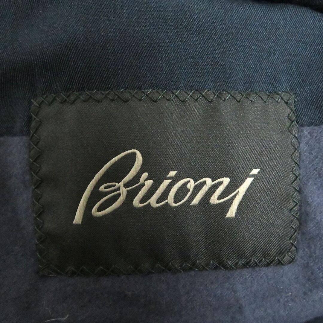 Brioni(ブリオーニ)の美品□BRIONI/ブリオーニ 無地 裏シルク混 WZIP リバーシブル キルティングジャケット/ブルゾンジャケット ネイビー S イタリア製 正規品 メンズのジャケット/アウター(その他)の商品写真