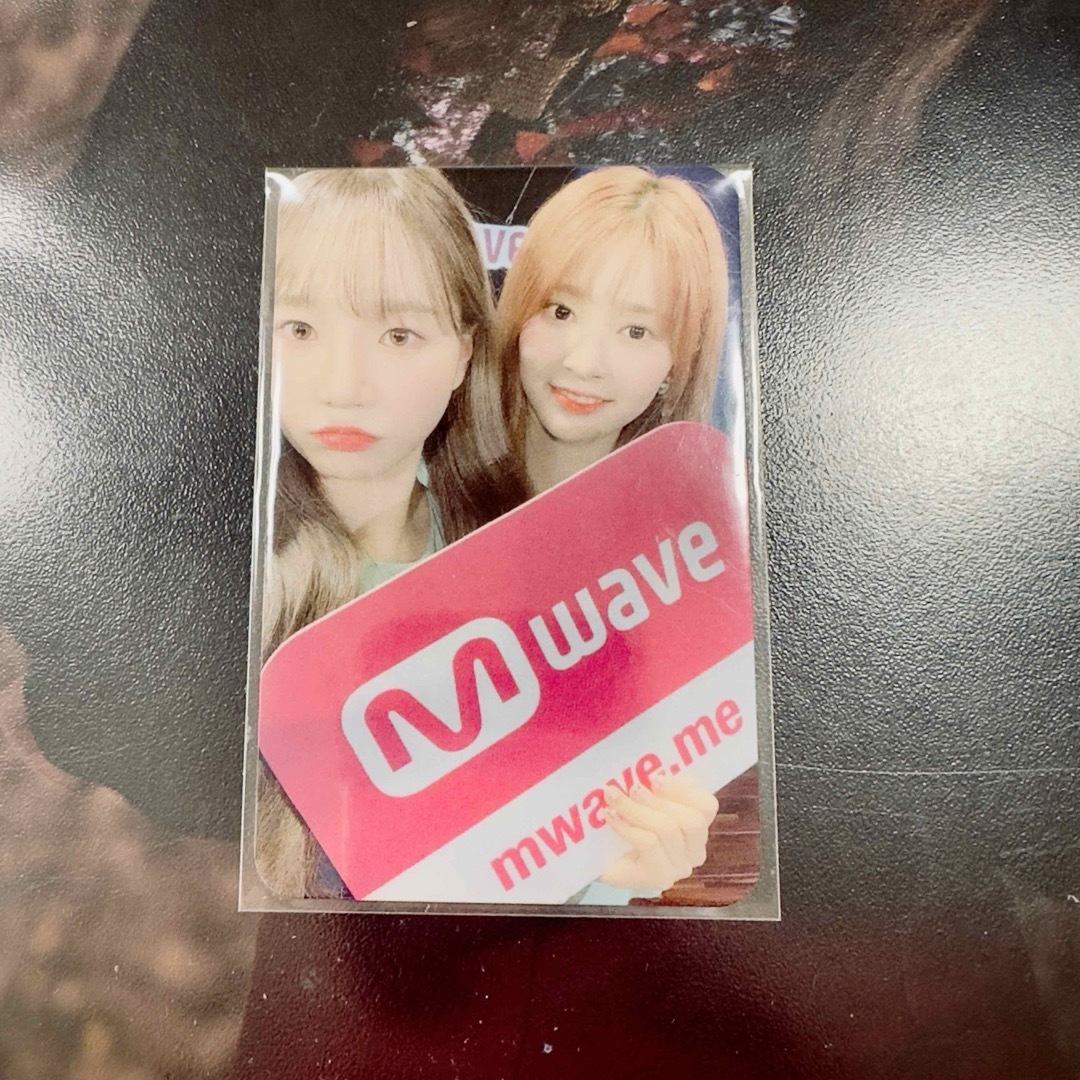 IZ*ONE(アイズワン)のIZ*ONE ミンジュ ユリ Mwave ミーグリ 当選 トレカ エンタメ/ホビーのタレントグッズ(アイドルグッズ)の商品写真