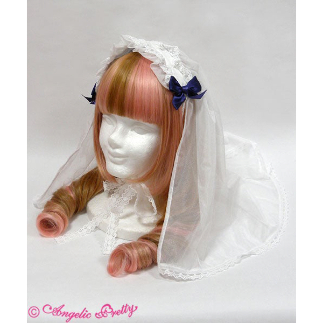 Angelic Pretty(アンジェリックプリティー)のシスターベールヘッドドレス レディースのヘアアクセサリー(その他)の商品写真