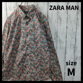 ザラ(ZARA)の【ZARA MAN】Flower Patterned Shirt　D427(シャツ)