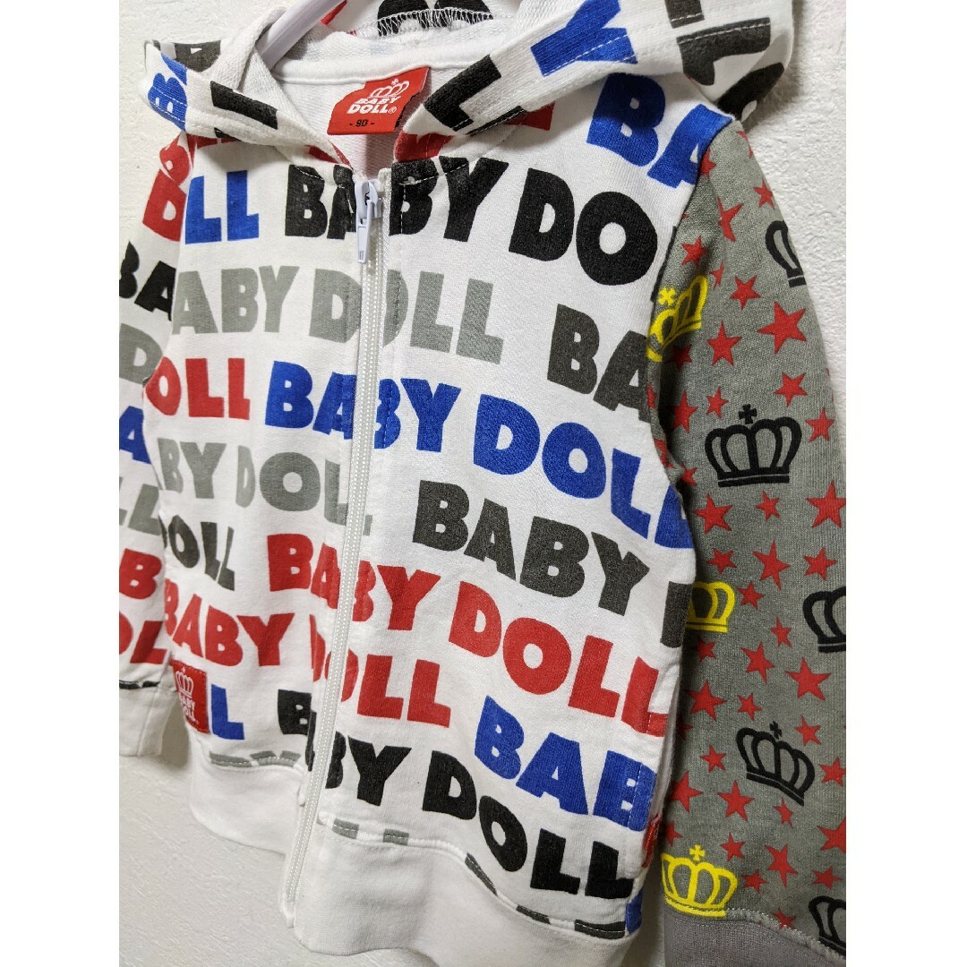 BABYDOLL(ベビードール)の★ BABYDOLL　キッズ　パーカー　90サイズ キッズ/ベビー/マタニティのキッズ服男の子用(90cm~)(ジャケット/上着)の商品写真