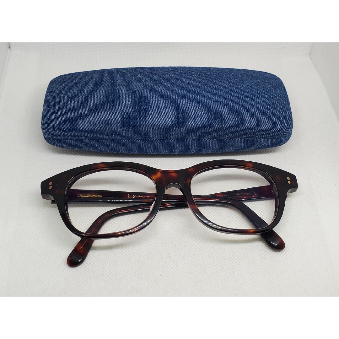 Ayame(アヤメ)の白山眼鏡 Hank 1975 ハンク メガネ 鼈甲色 白山眼鏡店 サングラス メンズのファッション小物(サングラス/メガネ)の商品写真