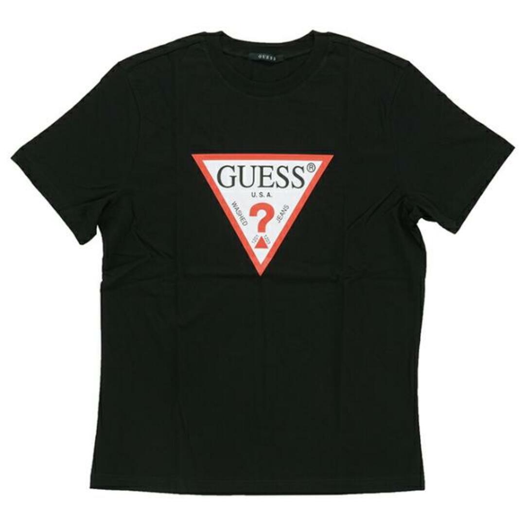 GUESS(ゲス)の【メール便】【2色展開】GUESS ゲス Tシャツ MJ2K9405K BLK / MJ2K9405K WHT ブラック / ホワイト メンズ トップス 半袖 クルーネック ロゴ プリント 黒 白 レッド 赤 コットン 綿 トライアングル 三角 otr3240 2.ホワイト メンズのトップス(Tシャツ/カットソー(半袖/袖なし))の商品写真