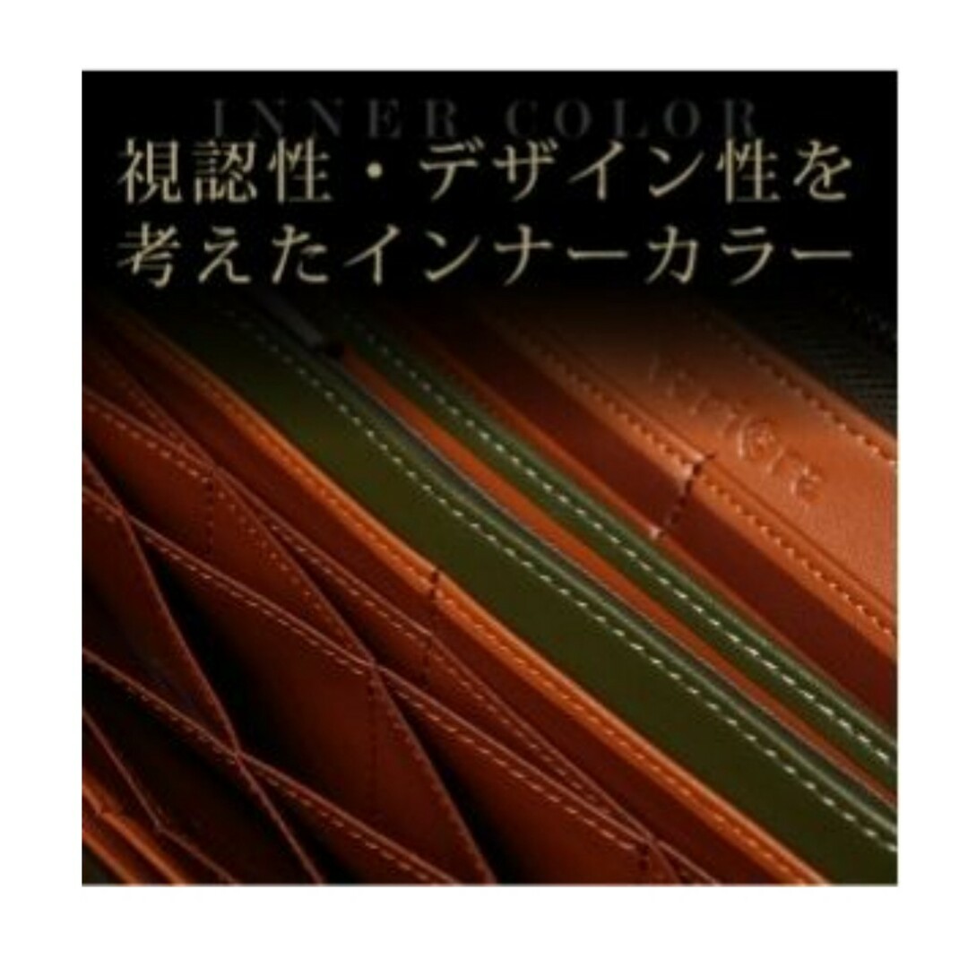 財布 メンズ 長財布 　たっぷり収納　ブラウン　少しキズあり メンズのファッション小物(長財布)の商品写真