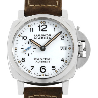 パネライ(PANERAI)のパネライ ルミノール マリーナ 1950 3デイズ オートマティック アッチャイオ PAM01523 U番 メンズ 中古 腕時計(腕時計(アナログ))