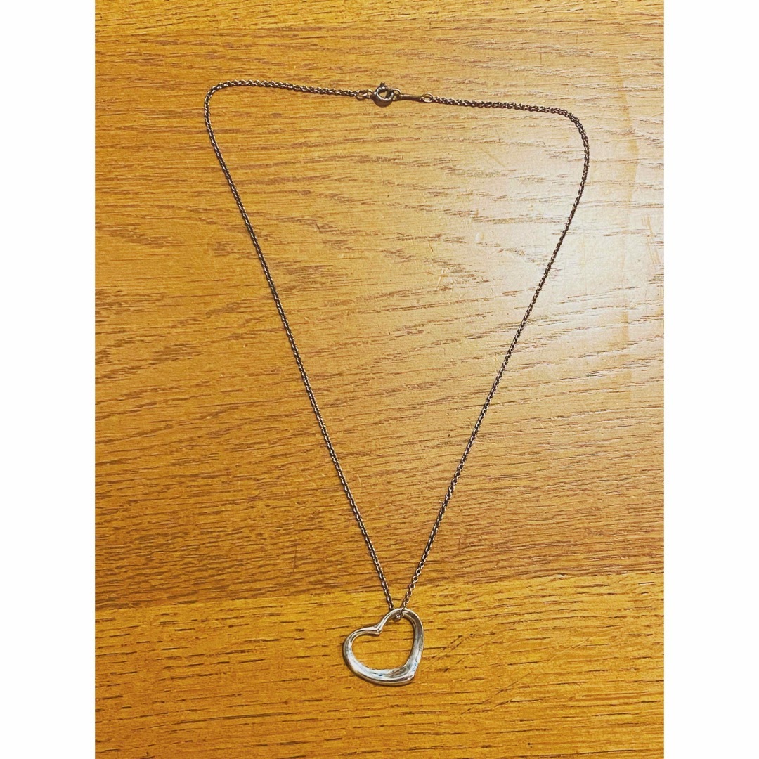 Tiffany & Co.(ティファニー)のTIFFANY ティファニー オープンハートネックレス　正規品♡三越で購入 レディースのアクセサリー(ネックレス)の商品写真