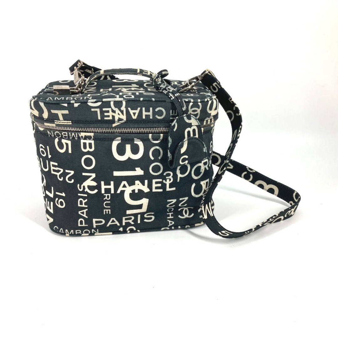 CHANEL(シャネル)のシャネル CHANEL バニティバッグ バイシーライン 2WAY ショルダーバッグ カバン 肩掛け ハンドバッグ キャンバス ブラック レディースのバッグ(ハンドバッグ)の商品写真