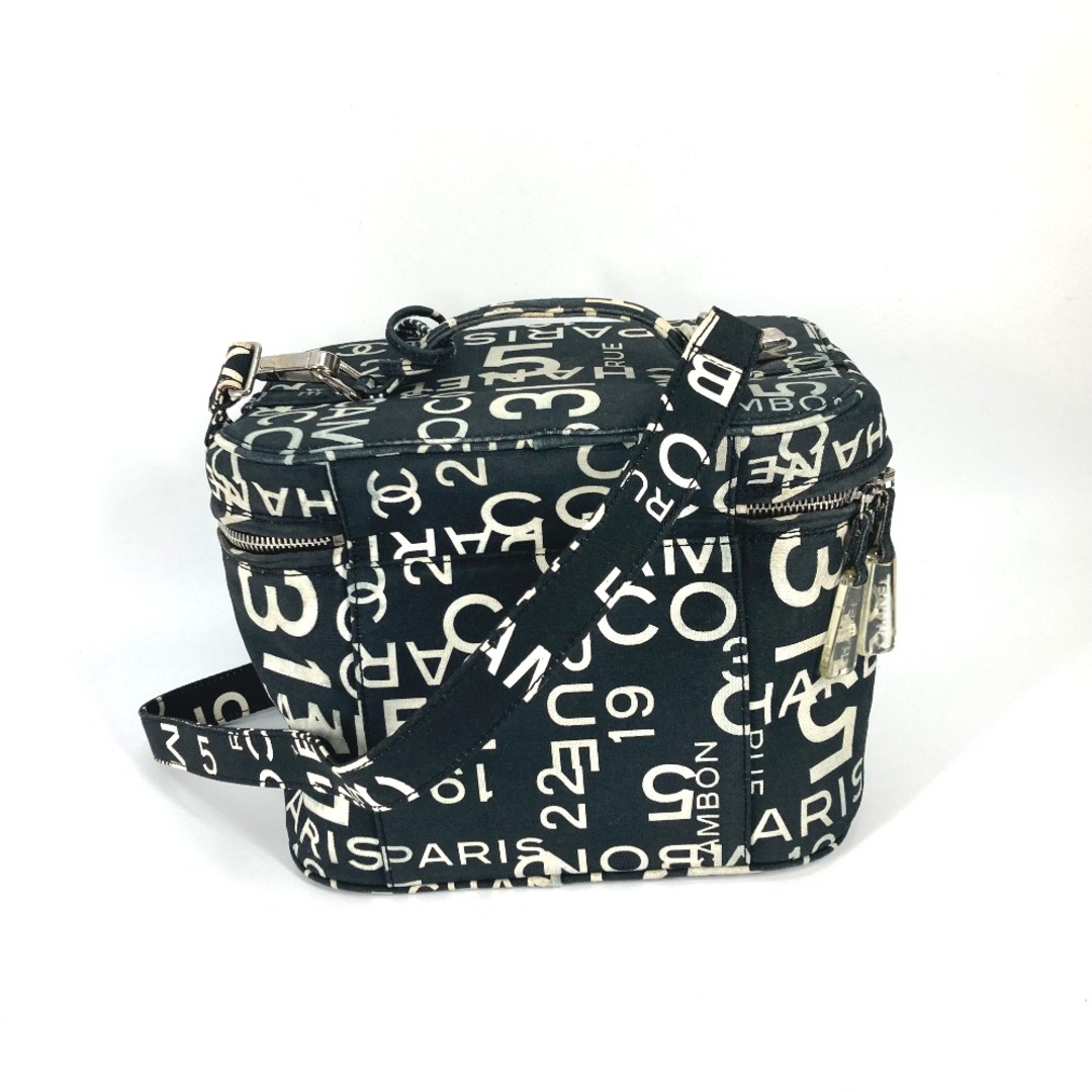 CHANEL(シャネル)のシャネル CHANEL バニティバッグ バイシーライン 2WAY ショルダーバッグ カバン 肩掛け ハンドバッグ キャンバス ブラック レディースのバッグ(ハンドバッグ)の商品写真