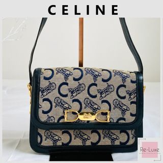 セリーヌ(celine)のCELINE ヴィンテージ 馬車金具 ゴールド ショルダーバッグ　05-9(ショルダーバッグ)