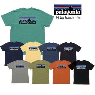 パタゴニア(patagonia)のPatagonia パタゴニア M’s P-6 Logo Responsibili Tee 39174 半袖 Tシャツ アウトドア 売れ筋アイテム クラシックネイビー(CNY) S 2.クラシックネイビー(CNY)(Tシャツ/カットソー(半袖/袖なし))