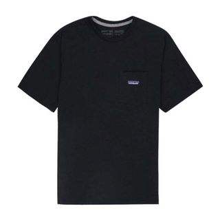 パタゴニア(patagonia)の【メール便】Patagonia パタゴニア M's P-6 LABEL POCKET RESPONSIBILI-TEE レスポンシビリティー 37406 Tシャツ 半袖 アウトドア 売れ筋アイテム 2.ブラック(Tシャツ/カットソー(半袖/袖なし))