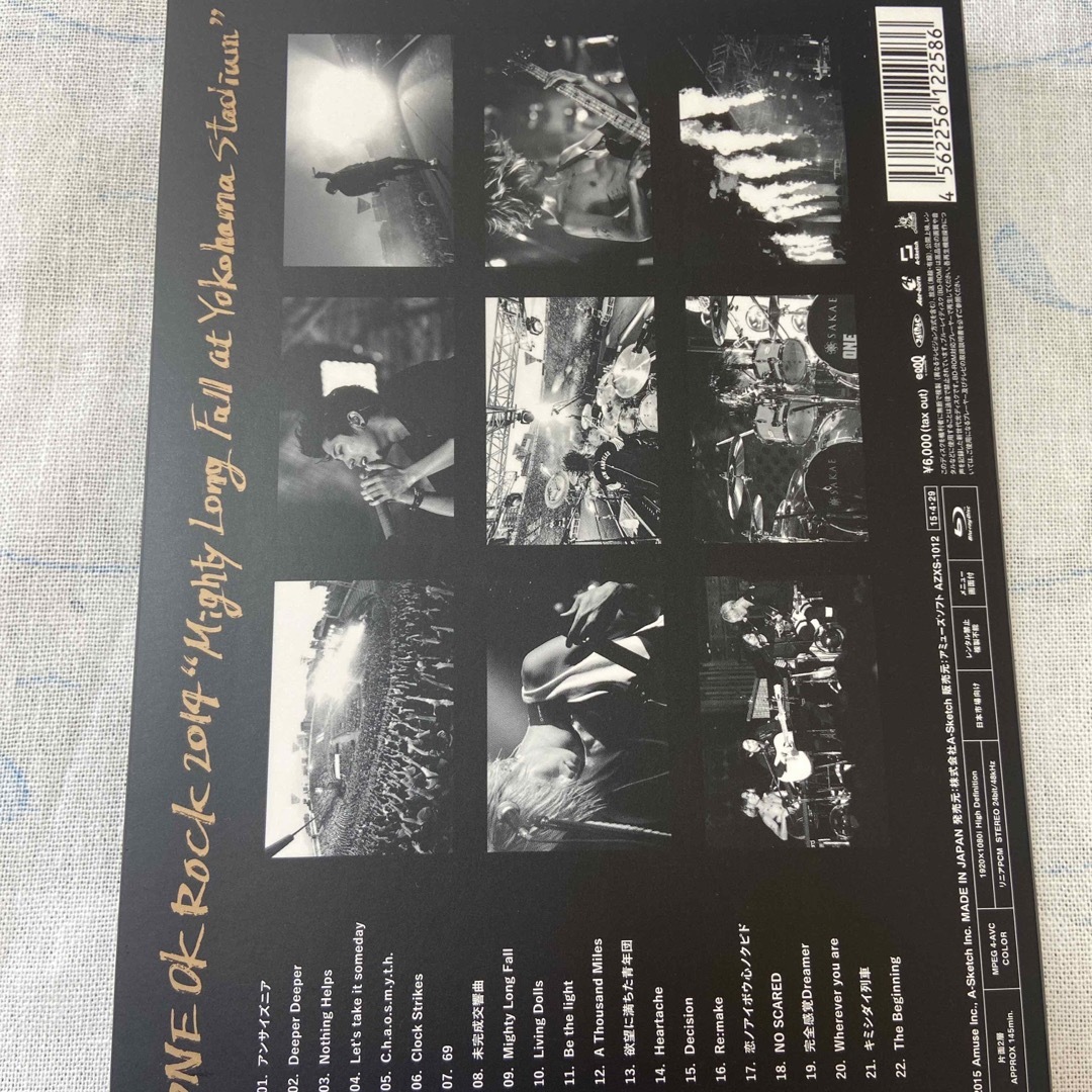 ONE　OK　ROCK　2014“Mighty　Long　Fall　at　Yok エンタメ/ホビーのDVD/ブルーレイ(ミュージック)の商品写真