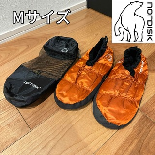 ノルディスク(Nordisk)の【美品】ノルディスク モス ダウンシューズ M レッドオレンジ(その他)