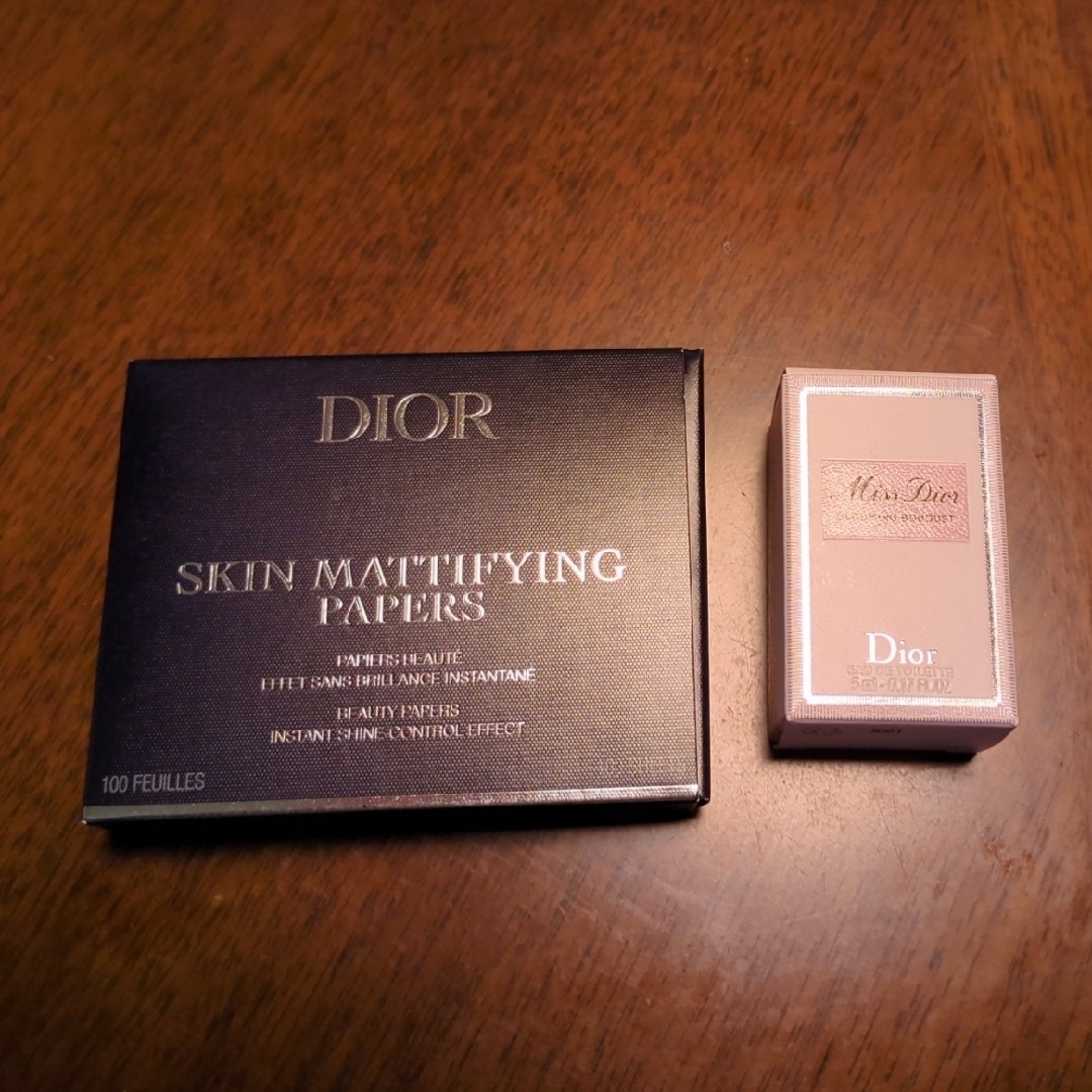 Dior(ディオール)のミスディオール　ブルーミングブーケ&スキンマッティファングペーパー コスメ/美容のコスメ/美容 その他(その他)の商品写真