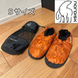 ノルディスク(Nordisk)の【美品】ノルディスク モス ダウンシューズ M レッドオレンジ(その他)