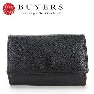 ブルガリ(BVLGARI)の【中古】 ブルガリ キーケース レザー ブラック - 6連 BVLGARI(キーケース/名刺入れ)