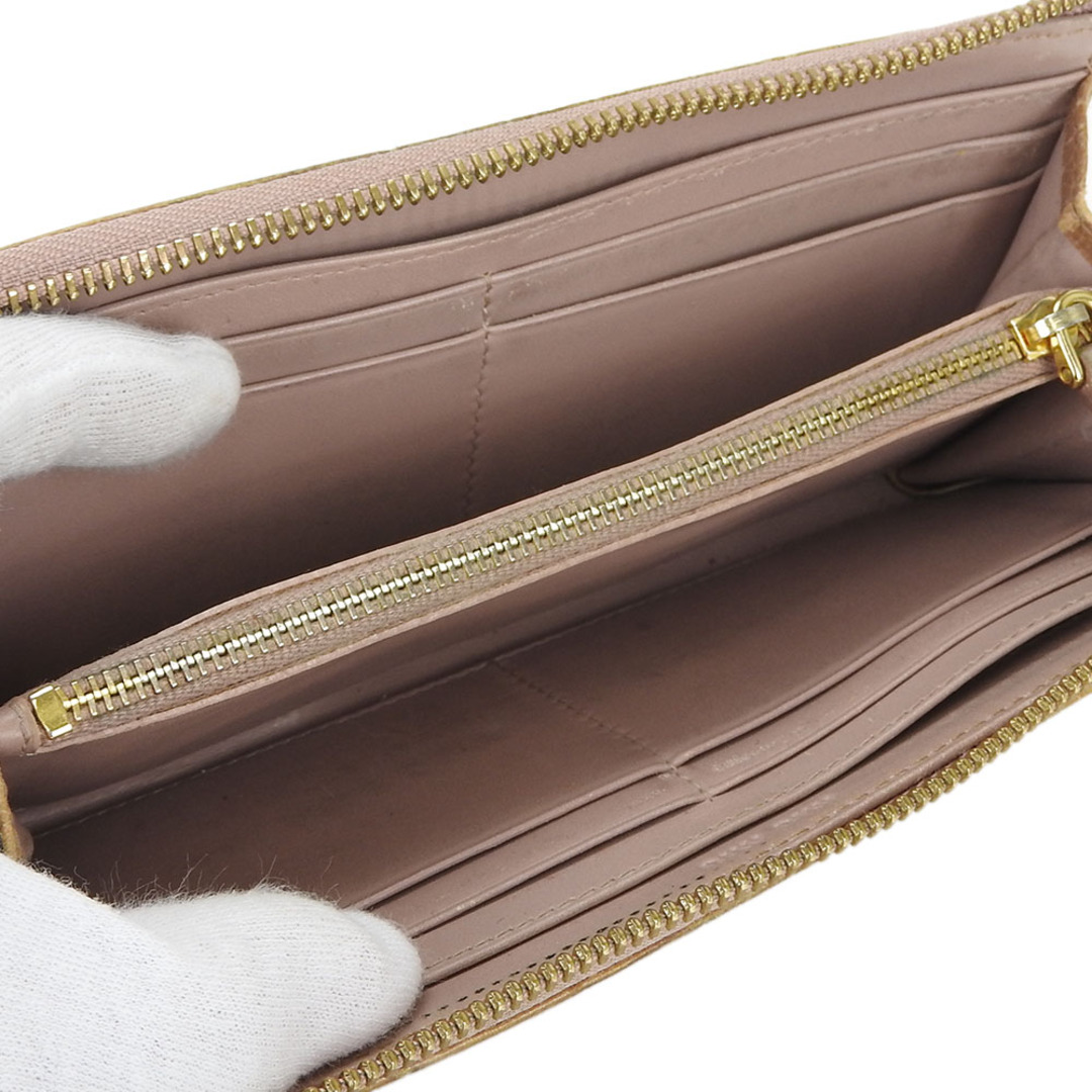 MIU MIU - 【中古】 ミュウミュウ 長財布 5M1183 レザー MIU MIU - 【中古】 ミュウミュウ 長財布 5M1183 レザー
