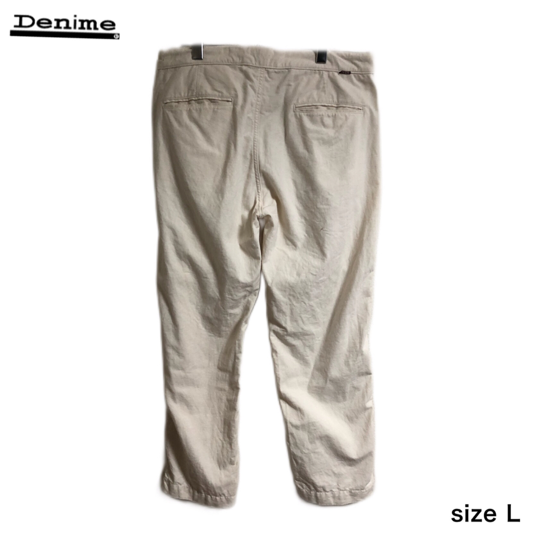 DENIME(ドゥニーム)のDENIME ドゥニーム コットンイージーパンツ size L メンズのパンツ(その他)の商品写真