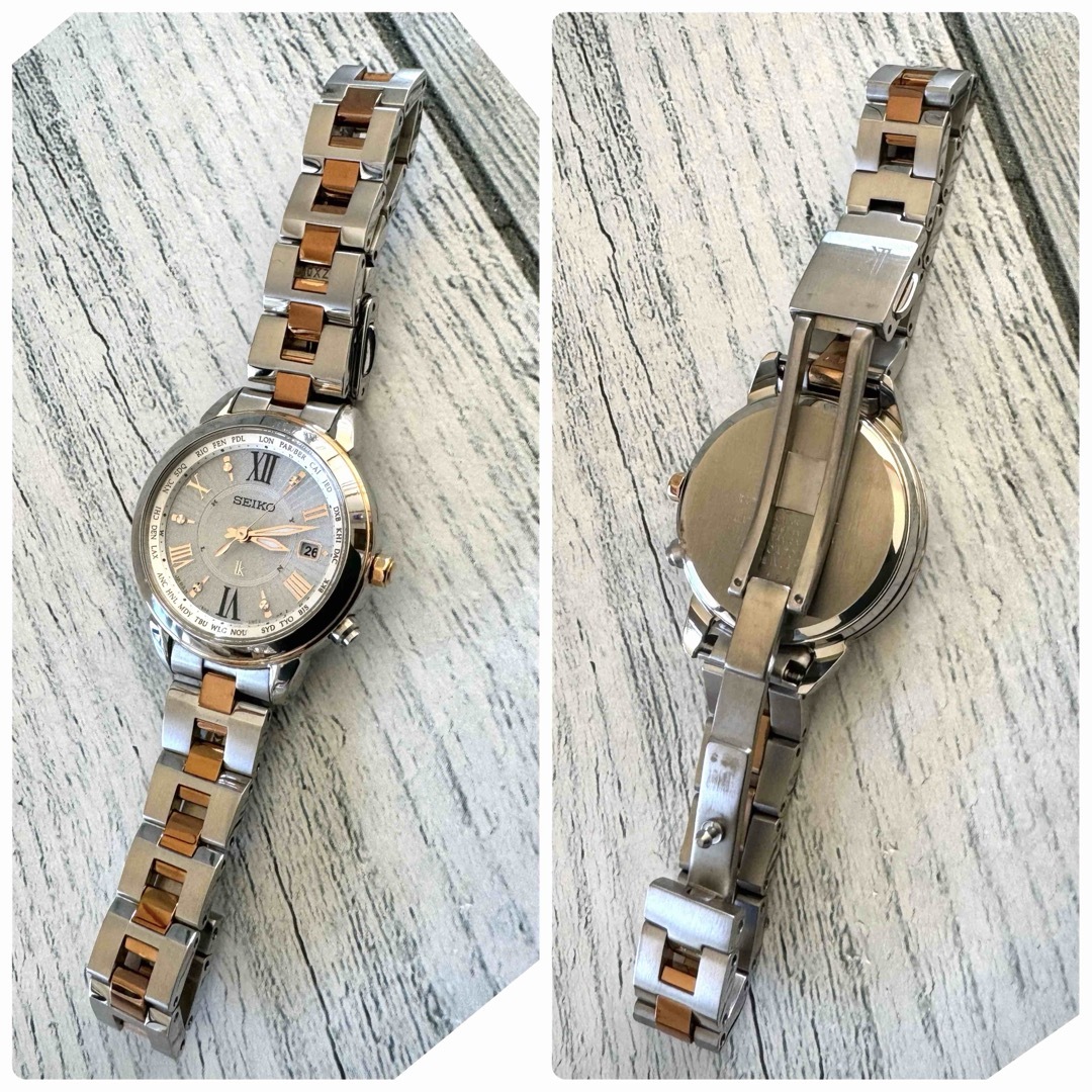 SEIKO - 【希少】SEIKO ルキア 腕時計 1B25-0AP0 電波ソーラー SEIKO - 【希少】SEIKO ルキア 腕時計 1B25-0AP0 電波ソーラー