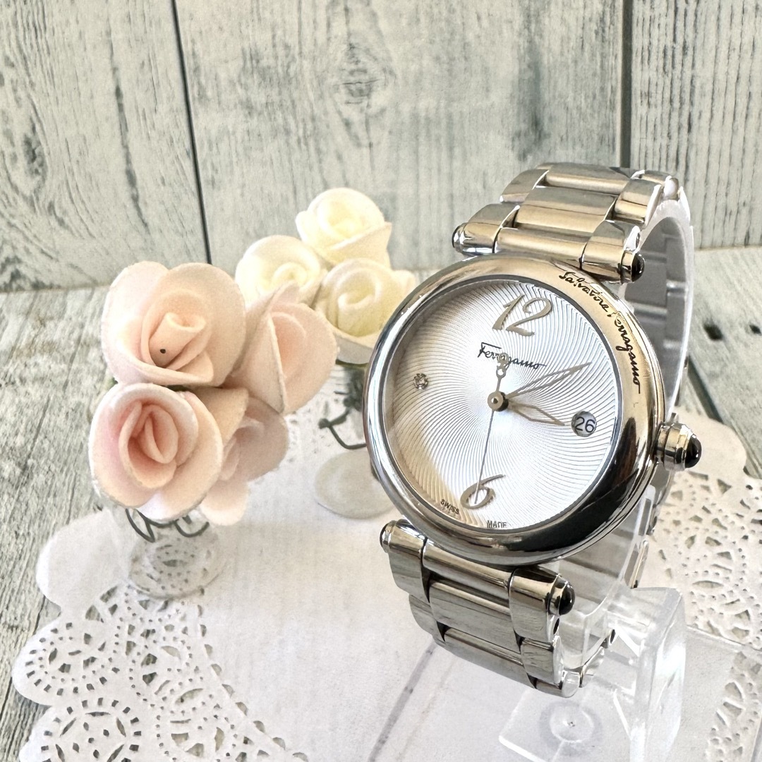 Salvatore Ferragamo(サルヴァトーレフェラガモ)の【希少】Salvatore Ferragamo フェラガモ 腕時計 インディオ メンズの時計(腕時計(アナログ))の商品写真