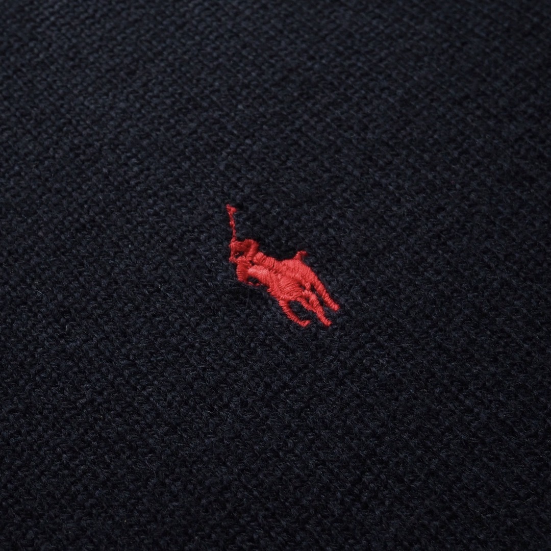 POLO RALPH LAUREN(ポロラルフローレン)のPOLO RALPHLAUREN イタリア産ウール クルーネックニット ゆったり レディースのトップス(ニット/セーター)の商品写真