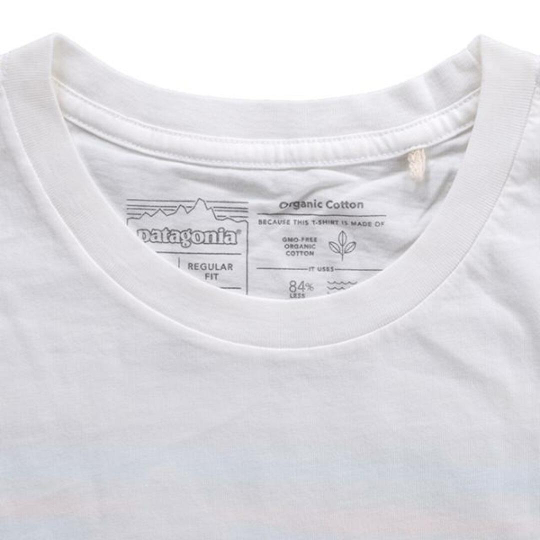 patagonia(パタゴニア)の【メール便】Patagonia パタゴニア M's P-6 Mission Organic T-Shirt ミッション オーガニック 37529 半袖  Tシャツ アウトドア 売れ筋アイテム 2.ホワイト メンズのトップス(Tシャツ/カットソー(半袖/袖なし))の商品写真