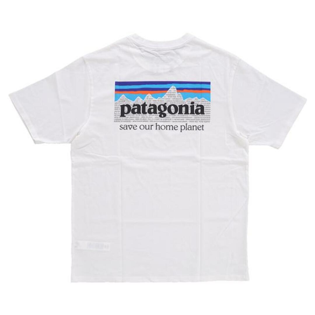 patagonia(パタゴニア)の【メール便】Patagonia パタゴニア M's P-6 Mission Organic T-Shirt ミッション オーガニック 37529 半袖  Tシャツ アウトドア 売れ筋アイテム 2.ホワイト メンズのトップス(Tシャツ/カットソー(半袖/袖なし))の商品写真