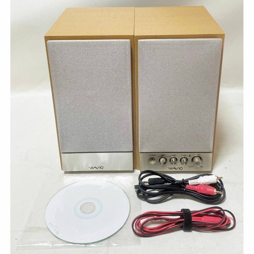 ONKYO(オンキヨー)のONKYO WAVIO アンプ内蔵スピーカー 15W+15W GX-D90 木目 スマホ/家電/カメラのオーディオ機器(スピーカー)の商品写真