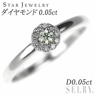 STAR JEWELRY - スタージュエリー Pt950 ダイヤモンド リング 0.05ct ...