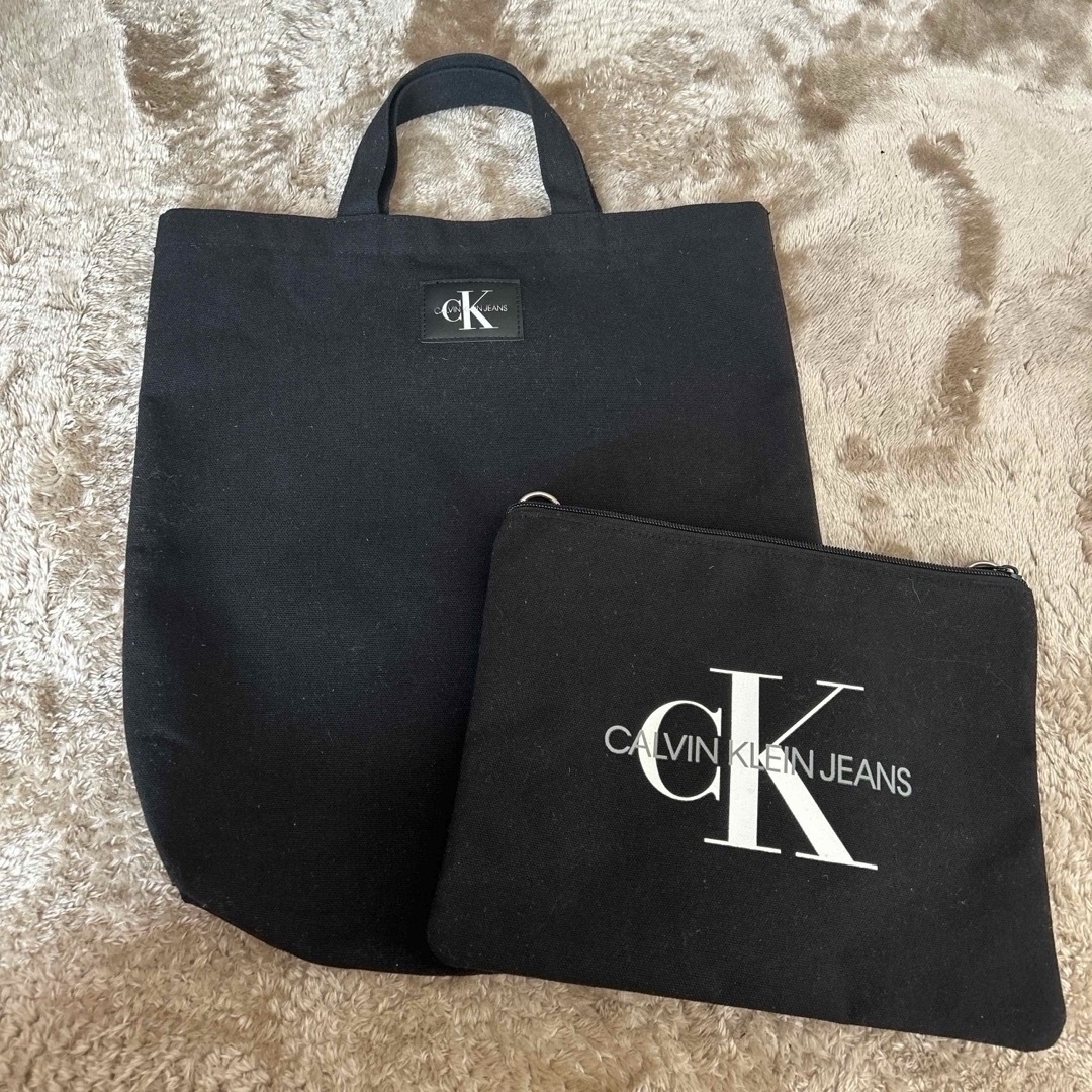 Calvin Klein(カルバンクライン)のCalvin Klein カルバンクライン トートバッグ ポーチ セット レディースのバッグ(トートバッグ)の商品写真