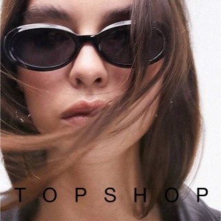 TOPSHOP - オーバル フレーム サングラス
