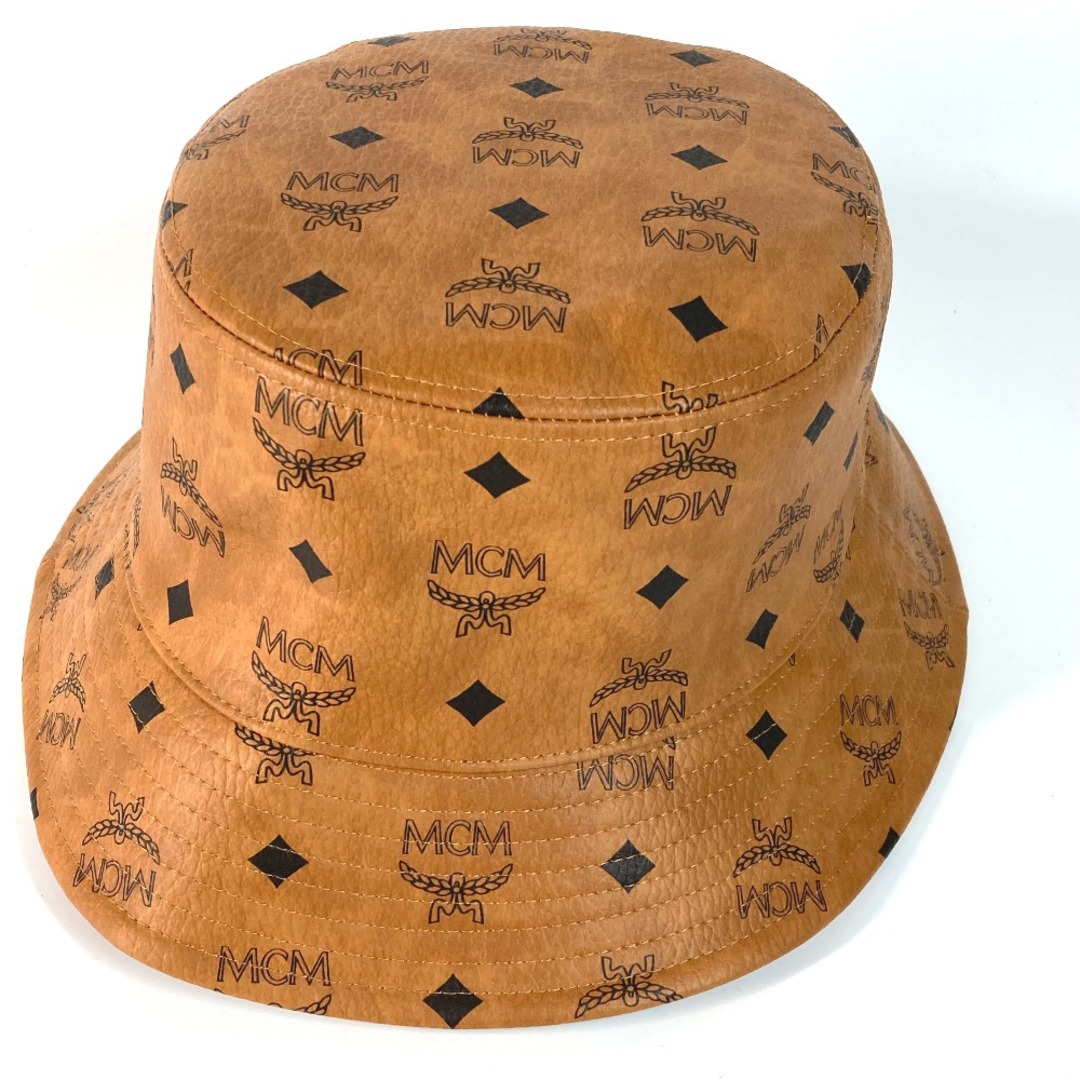 MCM(エムシーエム)のエムシーエム MCM ヴィセトス トゥイーティー Tweety looney toons ルーニー・テューンズ ハット帽 帽子 バケットハット ボブハット ハット レザー ブラウン 未使用 メンズの帽子(ハット)の商品写真