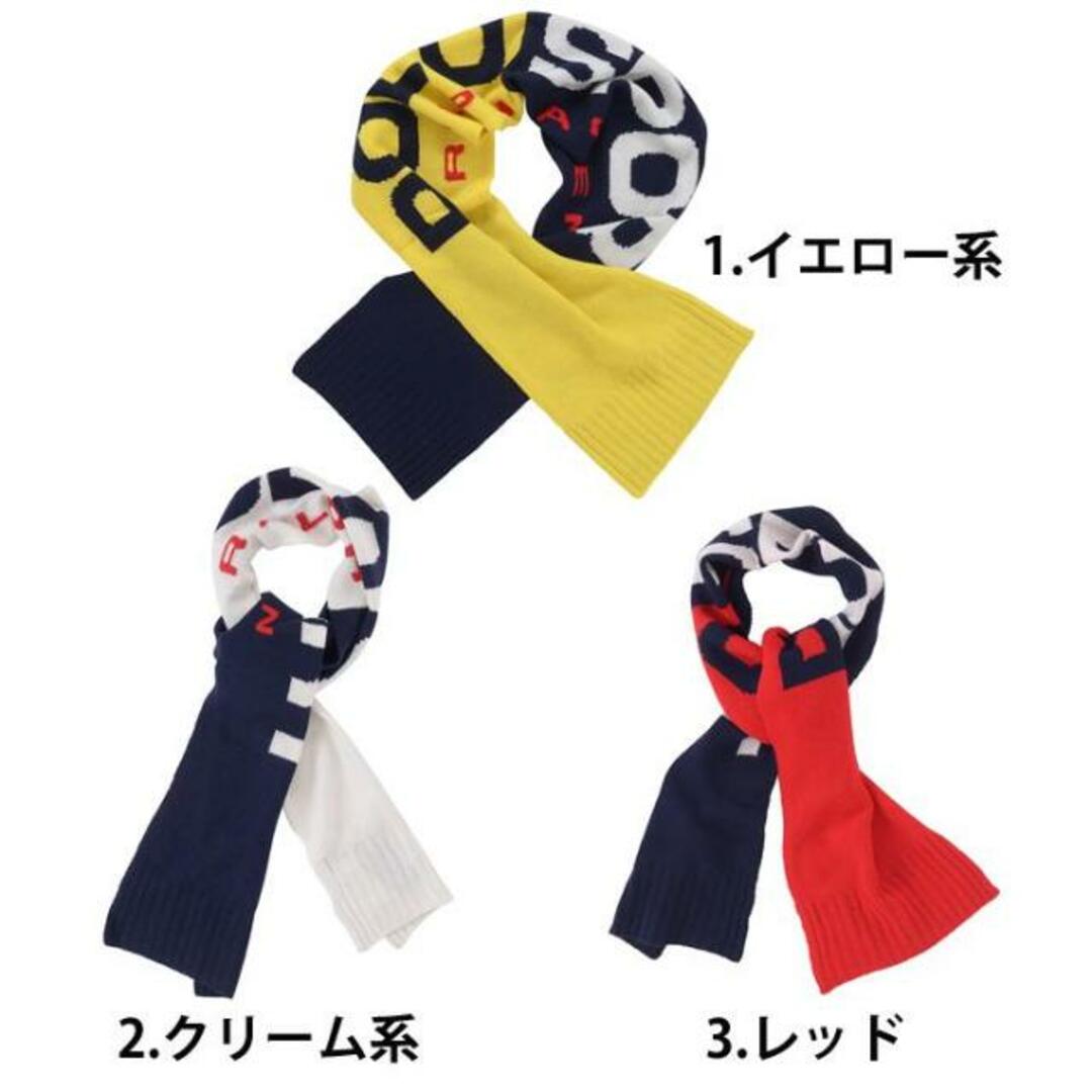 POLO（RALPH LAUREN）(ポロ)のPOLO by Ralph Lauren ポロ ラルフローレン color-block logo scarf 449775948003 / 449775948001 / 449775948002 polo sport ポロスポーツ メンズ レディース 1.イエロー系 レディースのファッション小物(ストール/パシュミナ)の商品写真