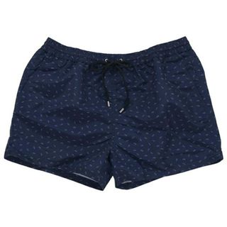 Paul Smith - Paul Smith ポールスミス MEN SHORT SATURN SPECIAL M1A 239B A40335 47 メンズ 水着 ショートパンツ グラフィックプリント ネイビー -