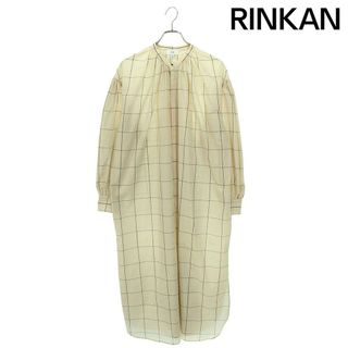 ハイク(HYKE)のハイク  221-16128 PLAID GATHER DRESS ウインドウペンチェック柄ガーゼワンピース レディース 2(ロングワンピース/マキシワンピース)