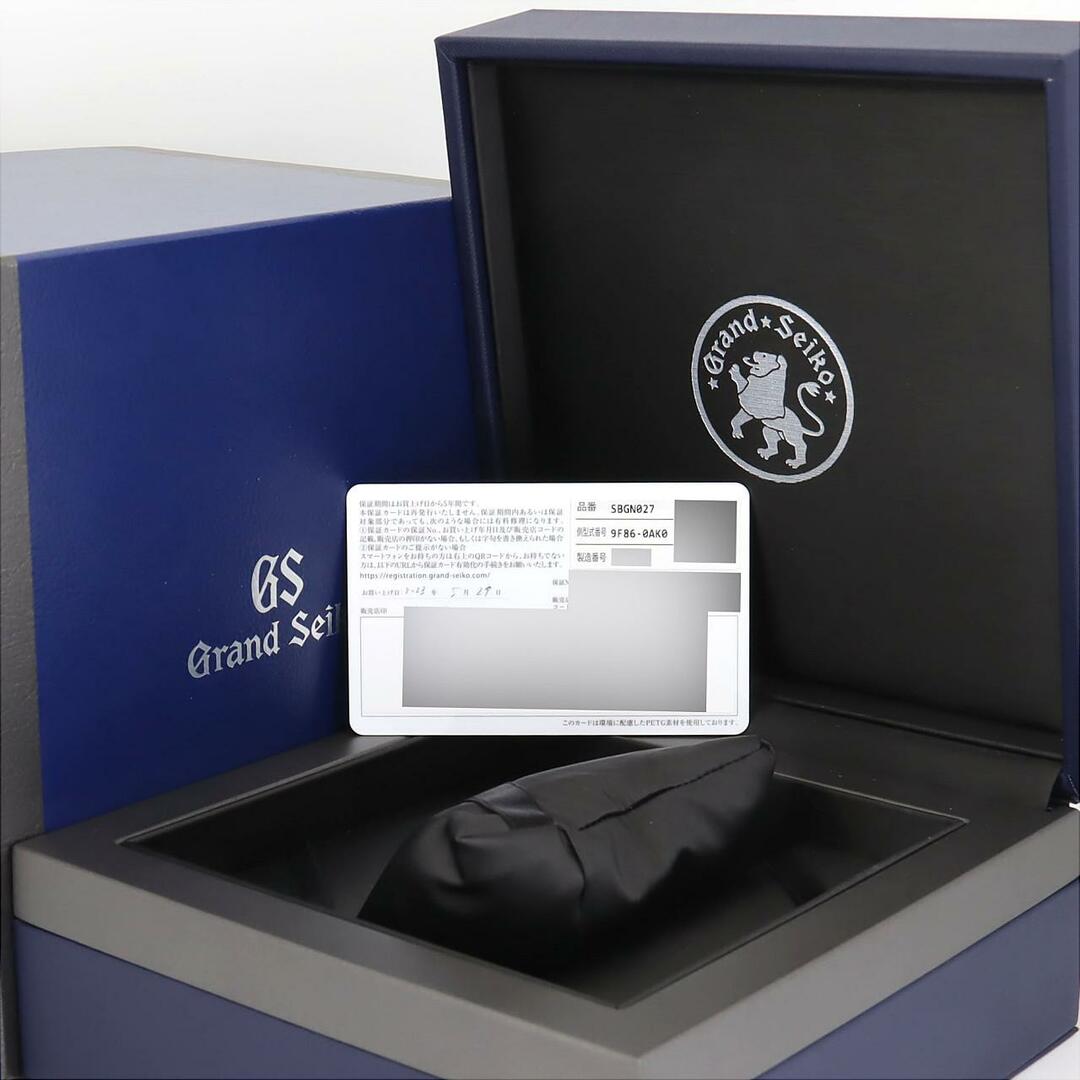 SEIKO(セイコー)のセイコー グランドセイコー･スポーツコレクションGMT 9F86-0AK0/SBGN027 SS クォーツ メンズの時計(腕時計(アナログ))の商品写真