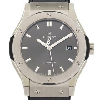 ウブロ(HUBLOT)のウブロ クラシックフュージョンチタニウムレーシンググレー 542.NX.7071.LR TI 自動巻(腕時計(アナログ))