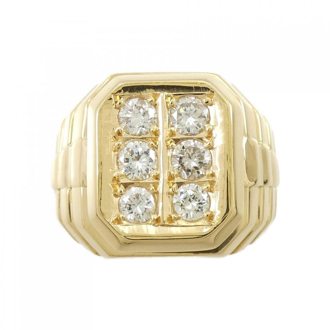 K18YG ダイヤモンド リング 1.00CT レディースのアクセサリー(リング(指輪))の商品写真