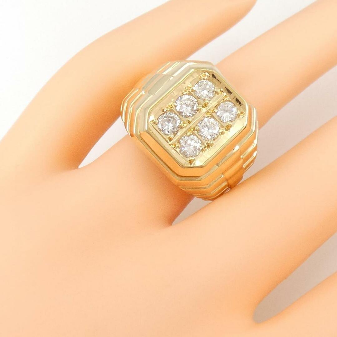 K18YG ダイヤモンド リング 1.00CT レディースのアクセサリー(リング(指輪))の商品写真