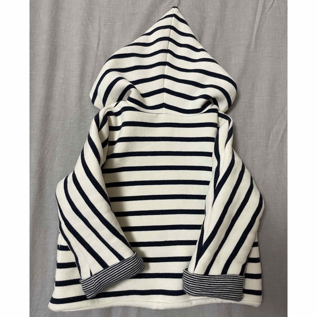 PETIT BATEAU(プチバトー)のプチバトー◆18m/81cm◆マリニエール小人パーカー アウター プルオーバー キッズ/ベビー/マタニティのベビー服(~85cm)(ジャケット/コート)の商品写真