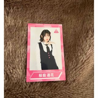 日プ オンラインくじ くじプラ L賞 チェキ風カード　桜庭遥花(アイドルグッズ)